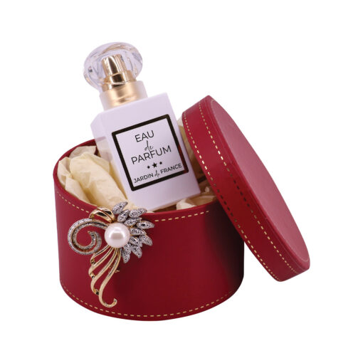 Coffret parfum & broche
