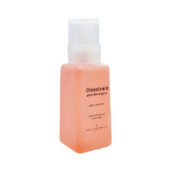 Dissolvant sans acétone – Parfum pêche – Flacon dispenser 230 ml