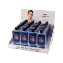 Présentoir Après-Rasage – 28 flacons de 95 ml
